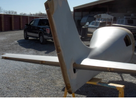 Lancair 320 Left Tail View Courtesy & Copyright High-Country Aviation Workshop for Kids, John Caldwell, Photographer